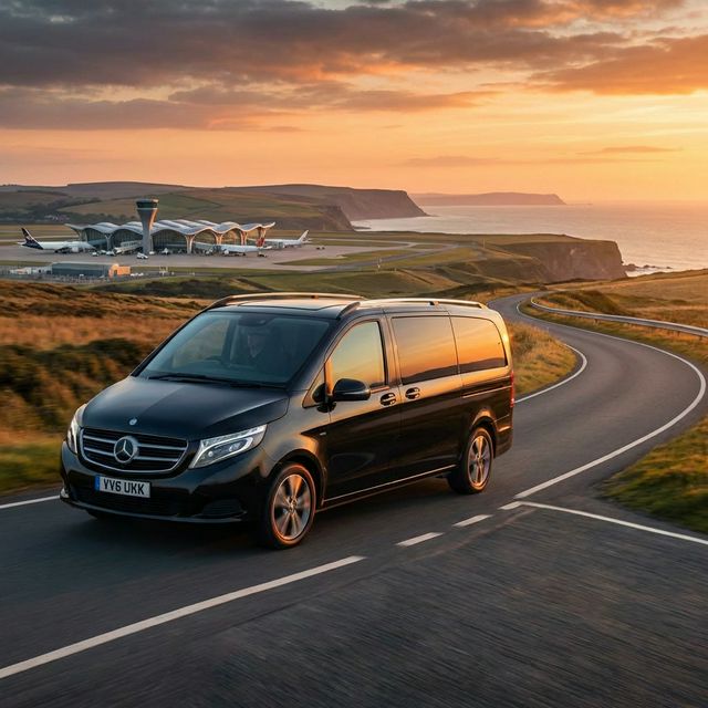 Premium airport chauffeur to Bristol Airport BRS